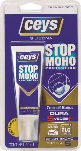 Ceys silicona ácida antimoho blanca 50ml 505502 - Recambios Mollet