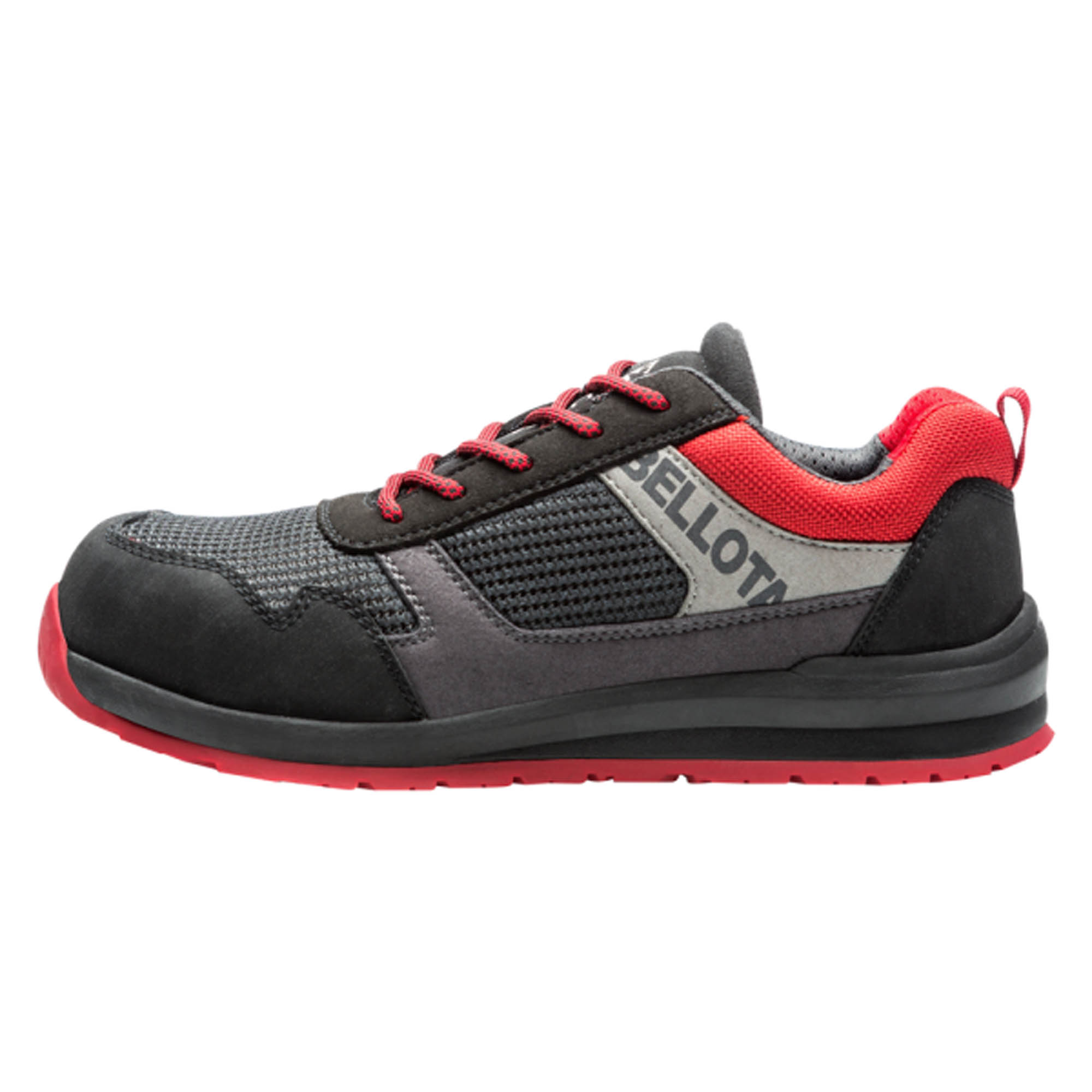 Comparación mezcla atravesar ⇒ Comprar Zapato seguridad s1p t41 negro/rojo street bellota ▷ Más de 200  tiendas ✔️