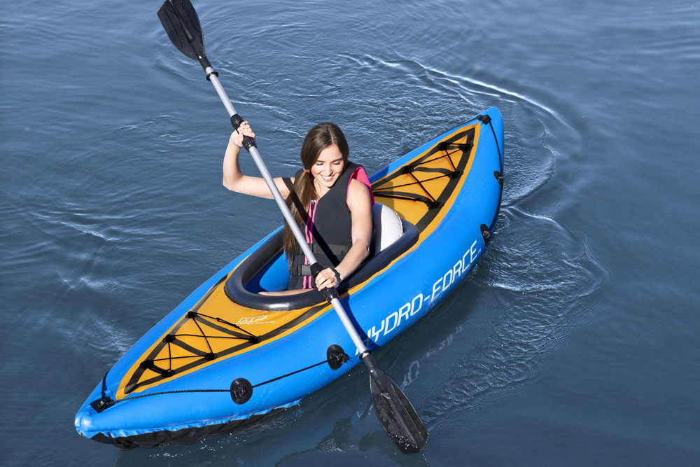 ⇒ Comprar Kayak hinchable 275x81xm con bomba y remos bestway