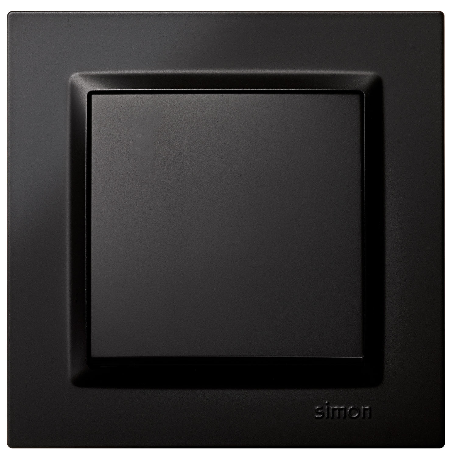 Interruptor SIMON 82 doble con embornamiento rápido+tecla 10AX negro mate -  Guarconsa - Distribuidor de material eléctrico líder en Madrid