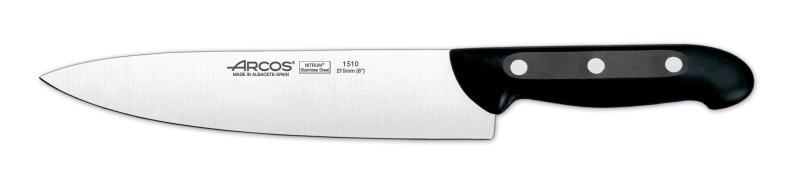 ⇒ Comprar Cuchillo cocina cocinero mango madera 155mm acero inox arcos  100701 ▷ Más de 200 tiendas ✔️