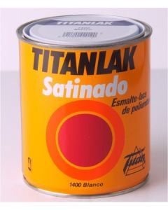 Esmalte laca satinado interior, exterior poliuretano 4 lt blanco titan 011140004   107789