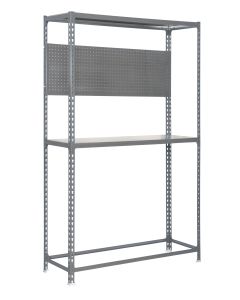 Estanteria ordenacion 3 baldas sin tornillos 2000x1000x400mm metal gris oscuro simonrack 333100233201043