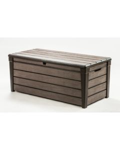 Arcon ordenacion exterior 145x69,7x60,3cm resina marron brushwood keter 227310