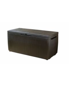 Arcon ordenacion exterior 123x54x57cm 305l resina marron springwood keter 227482         125970