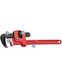 Llave stillson 24" super ego forjado ma acero 1212400