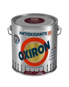 Esmalte antioxi. sat. ext. liso 2,5 lt ro/car oxiron al agua titan