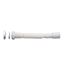 Sifon evacuacion extensible dual 1 1/2 - 1 1/4  ø32-40 polipropileno blanco t-39d hidrotecnoagua 50039