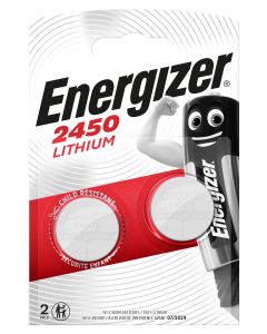 Pila boton lithium 2ud 80x6x120mm cr2450 energizer e300830703