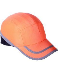 Gorra proteccion 16x14x28cm total algodón/poliester/refuerzo abs me naranja flin