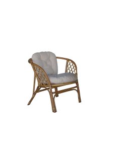 Sillon jardin  72x65x72cm  natuur ratan natural marocco