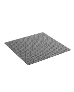 Alfombra baño 54x54 cm antideslizante tatay sbs/caucho gris diamond 5513206