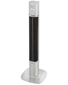 Ventilador de torre gris 45w 90cm mando oscilacion