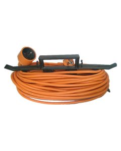 Prolongador electrico jardin 20 m. / 3 x 1,5 ip20 c/ proteccion infantil (incluye organizador)