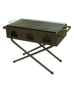 Barbacoa carbon rectangular plegable 50 x 45 x 26 cm