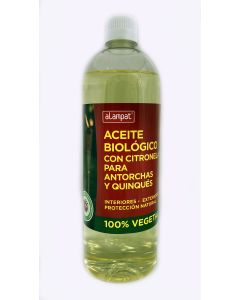 Aceite biologico para antorchas con citronela 1 l