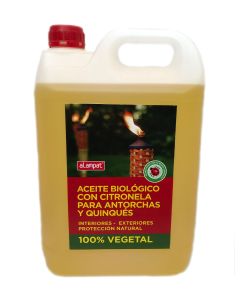 Aceite biologico para antorchas con citronela 5 l