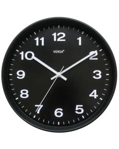 Reloj pared redondo ø30,5 cm - negro