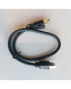 Cable ethernet rj45 cat-8 0,5 m negro axil 23002318