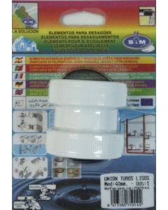 Manguito evacuacion tubo liso 40mm pvc s&m