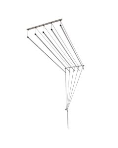 Tendedero techo 140cm acero blanco sube-baja efegete