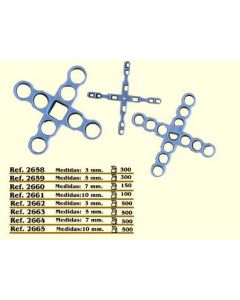 Cruceta construccion 10mm cv tools ma pavimentos revestimientos 100 pz 2661/10                        39124