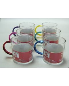 Taza desayuno con asa mug microondas-vitroceramica 30cl vidrio transparente tecn