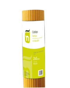 Cañizo ocultacion doble cara 2x5 mt pvc natural natuur         98488