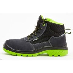 Bota seguridad s1p puntera/plantilla no metalica t38 piel serraje gris comp+ bel