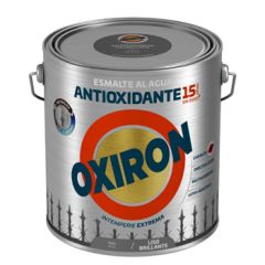 Esmalte antioxi. bri. ext. liso 2,5 lt pla oxiron al agua titan