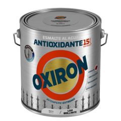Esmalte antioxi. bri. ext. liso 2,5 lt bl oxiron al agua titan