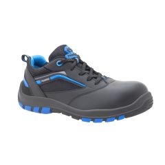 Zapato seguridad s3+ci+hi+src suela pu/tpu puntera plastica 36 piel flor natural negro/azul oslo panter