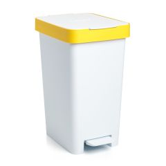 ⇒ Comprar Cubo basura con pedal 07lt plastico blanco olympia tatay ▷ Más de  200 tiendas ✔️
