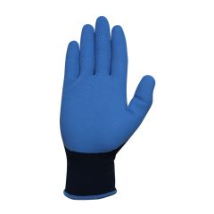 Guante jardineria l09 palma latex juba nylon/latex me azul