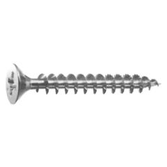 Tornillo madera cabeza plana pozi cincado caja profesional 3,5 x 35 (19) 1000 uds spax