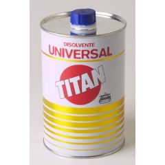 Disolvente universal envase metalico 1 lt titan         41491