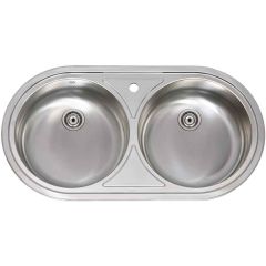 Fregadero cocina 84x44cm acero inox practic 97651