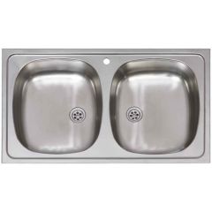 Fregadero cocina 80x51cm acero inox practic 97655