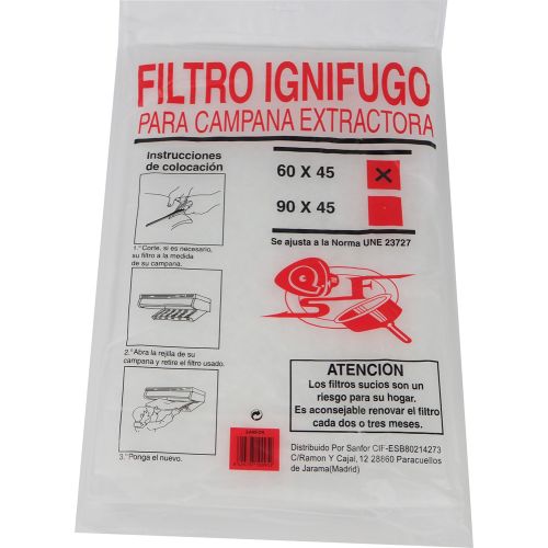 Filtro Papel Campana Extractora 60x45